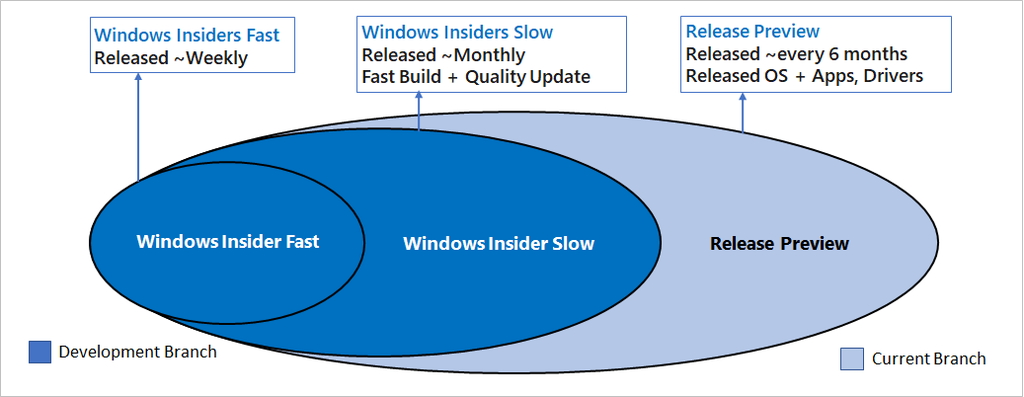 ビルドの頻度に基づく現在のリングモデル