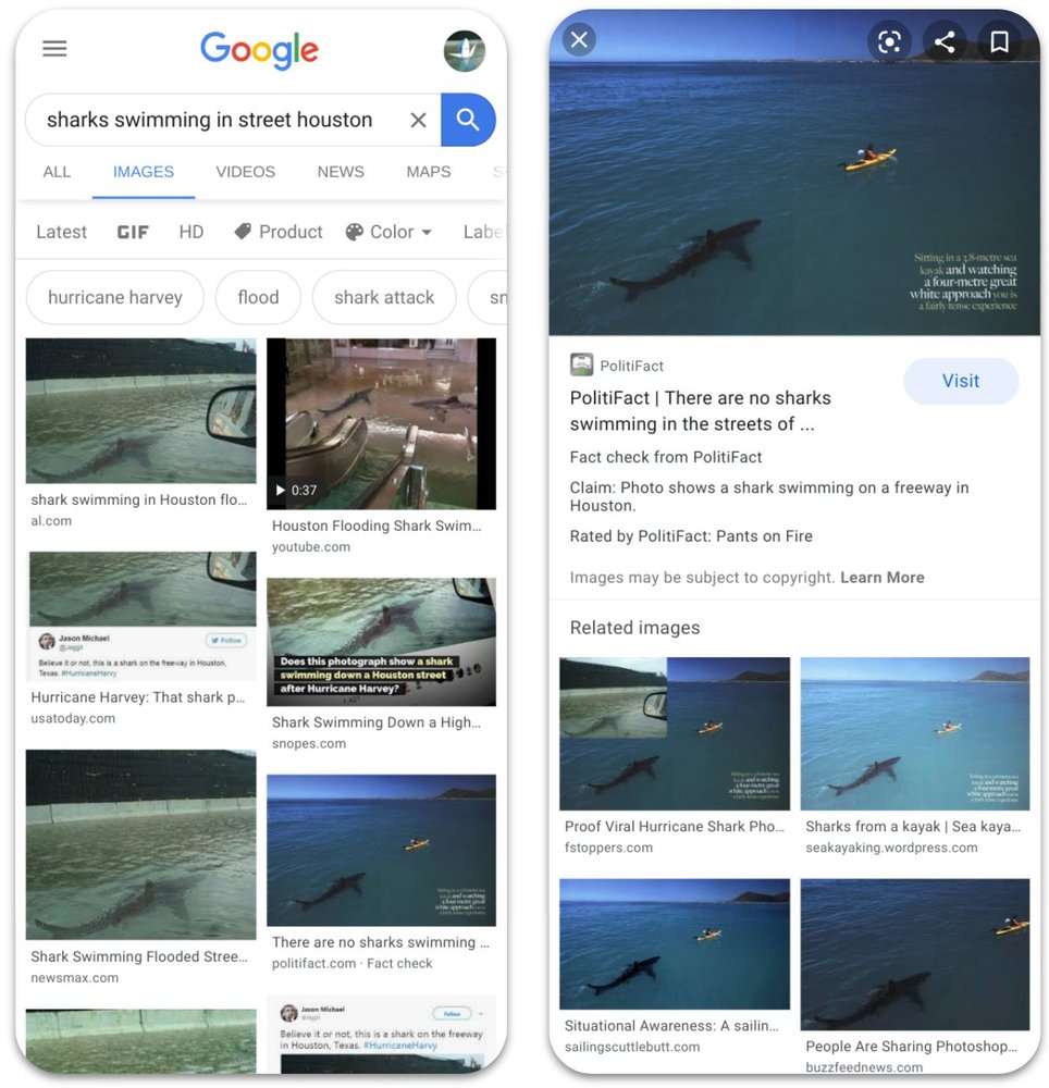 Google、“Google 画像検索”に［ファクトチェック］ラベルを導入