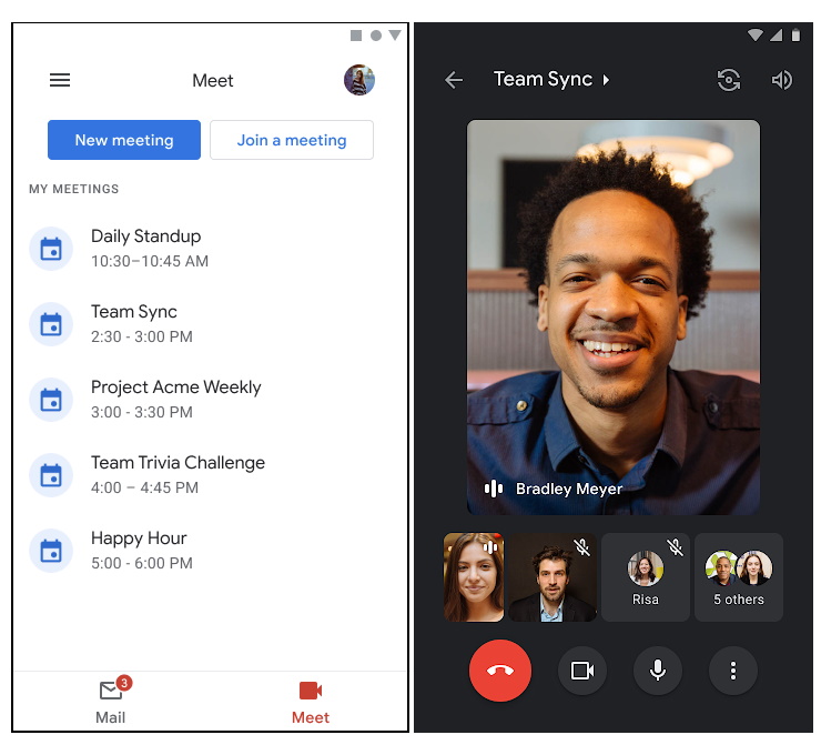 iOS版「Gmail」アプリで“Meet in Gmail”がロールアウト