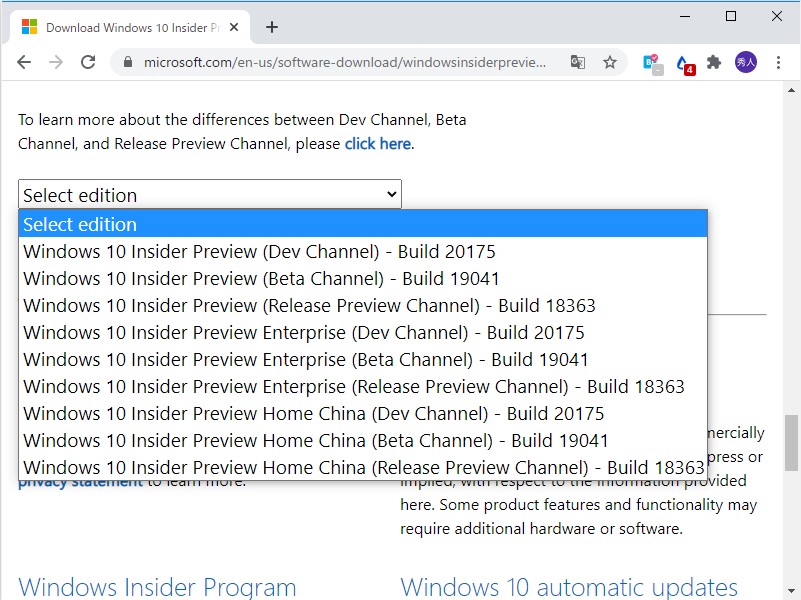 Microsoft、「Windows 10 Insider Preview」Build 20175のISOイメージファイルを公開