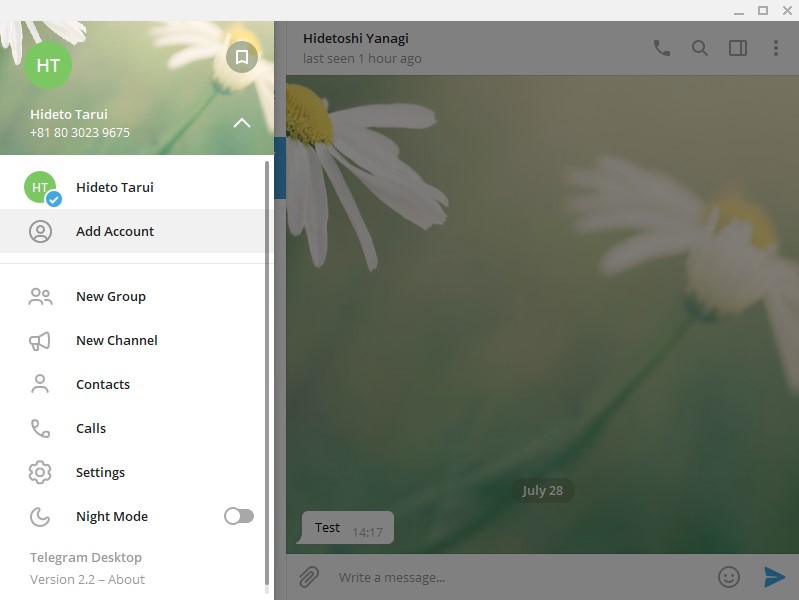 「Telegram Desktop」v2.2.0.0