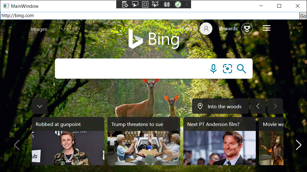 「Chromium」ベースの新しい「Microsoft Edge」をデスクトップアプリに組み込み、「Blink」「V8」エンジンでWebコンテンツ（HTML/CSS/JavaScript）をレンダリング