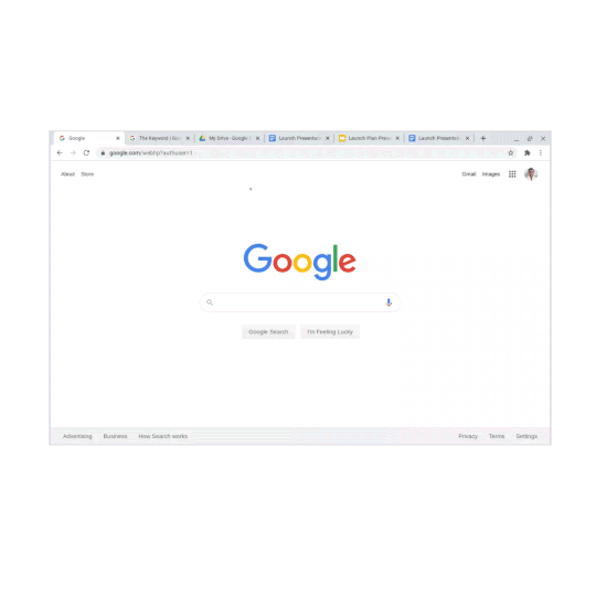マウスオーバーによるタブプレビュー