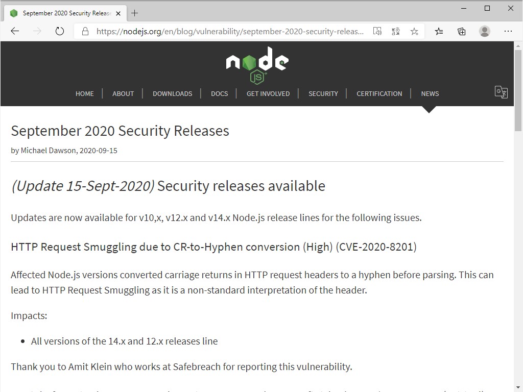 公式サイトのリリース