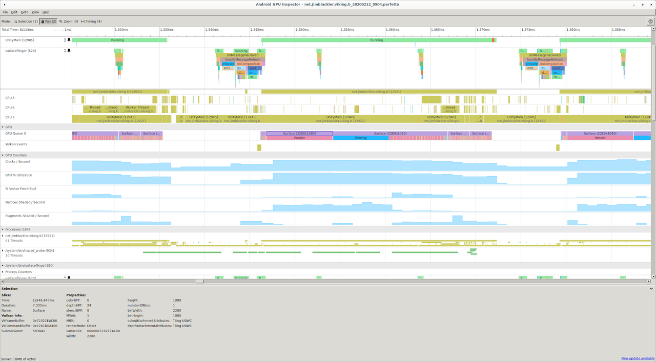 「Android GPU Inspector」
