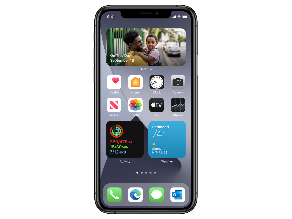 「OneDrive」アプリが「iOS 14」のウィジェットに対応