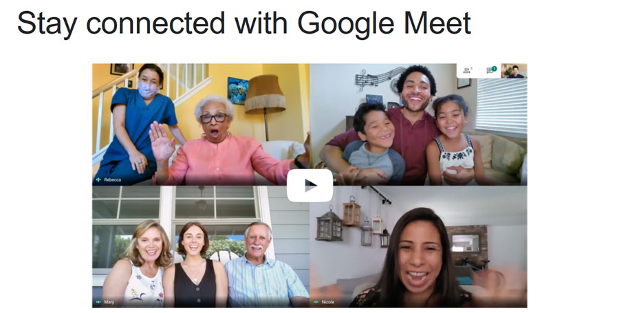 オンラインビデオ会議サービス「Google Meet」