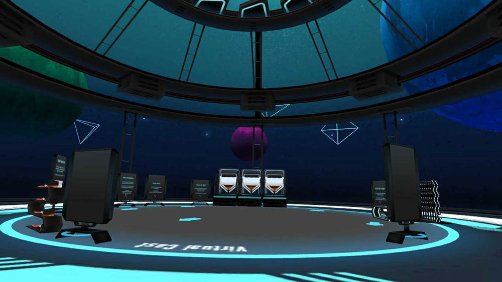 「バーチャルキャスト」のチュートリアルスタジオ