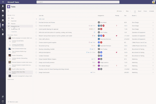 「Microsoft Teams」の新しいタスク管理アプリ「Tasks in Teams」