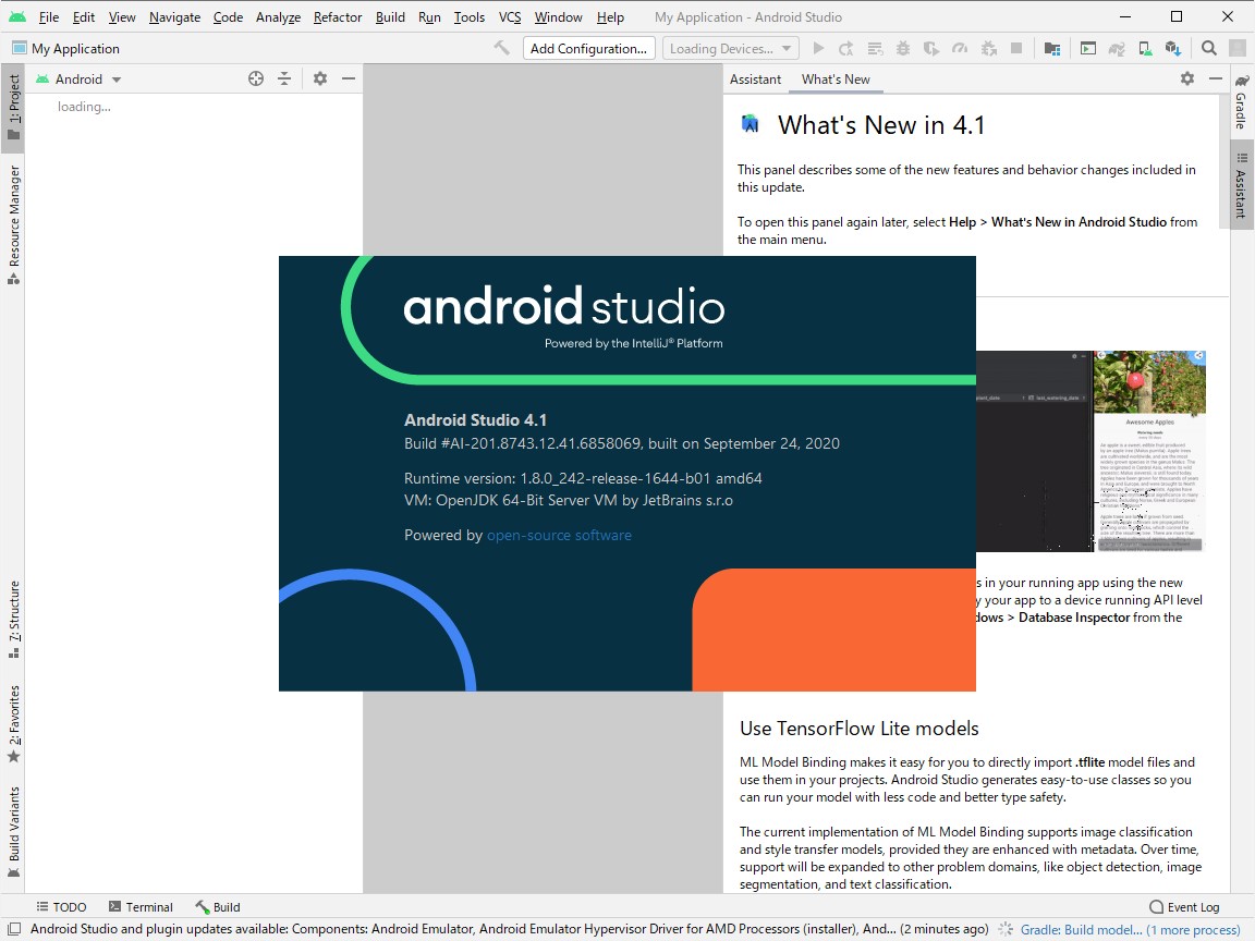 「Android Studio 4.1」
