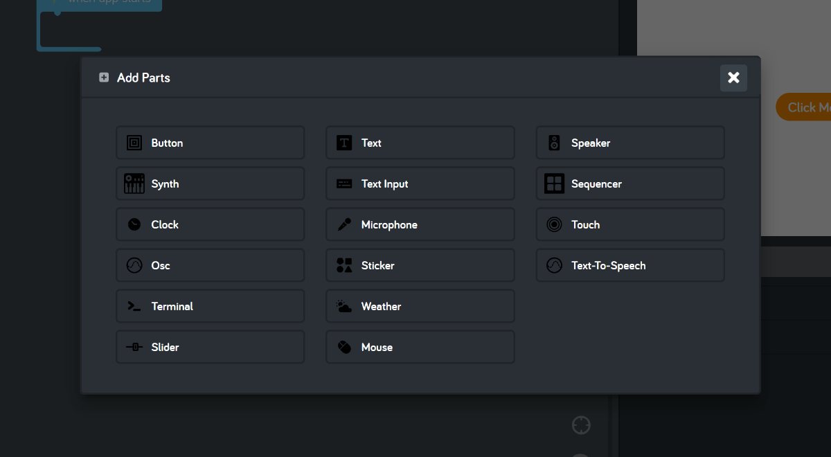 プログラムの幅を広げる追加パーツがたくさん用意されているので、自由制作で作成すればさまざまな仕組みが作れそうだ