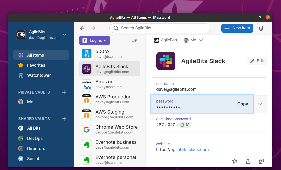 AgileBits、パスワード管理サービス“1Password”のLinux向けクライアントアプリをベータ版として公開
