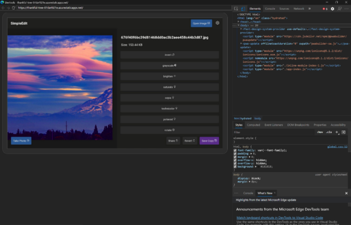 開発者ツールでデバッグ