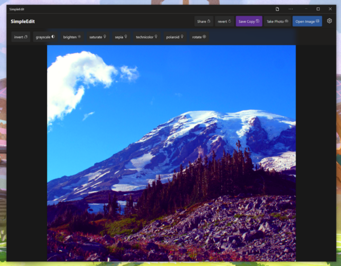 PCで動作する「SimpleEdit」