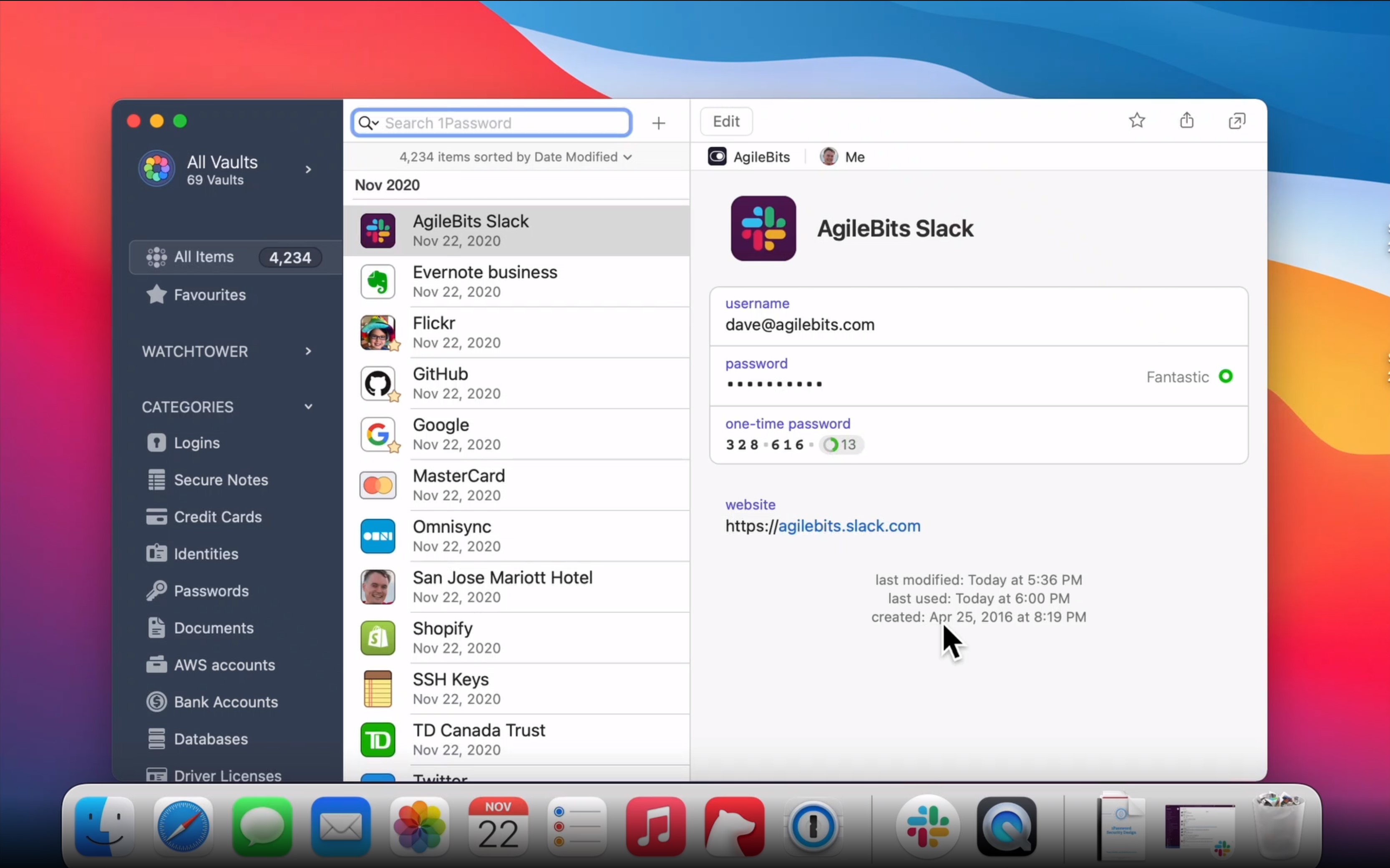 Apple Silicon搭載Macで動作するベータ版「1Password for Mac」