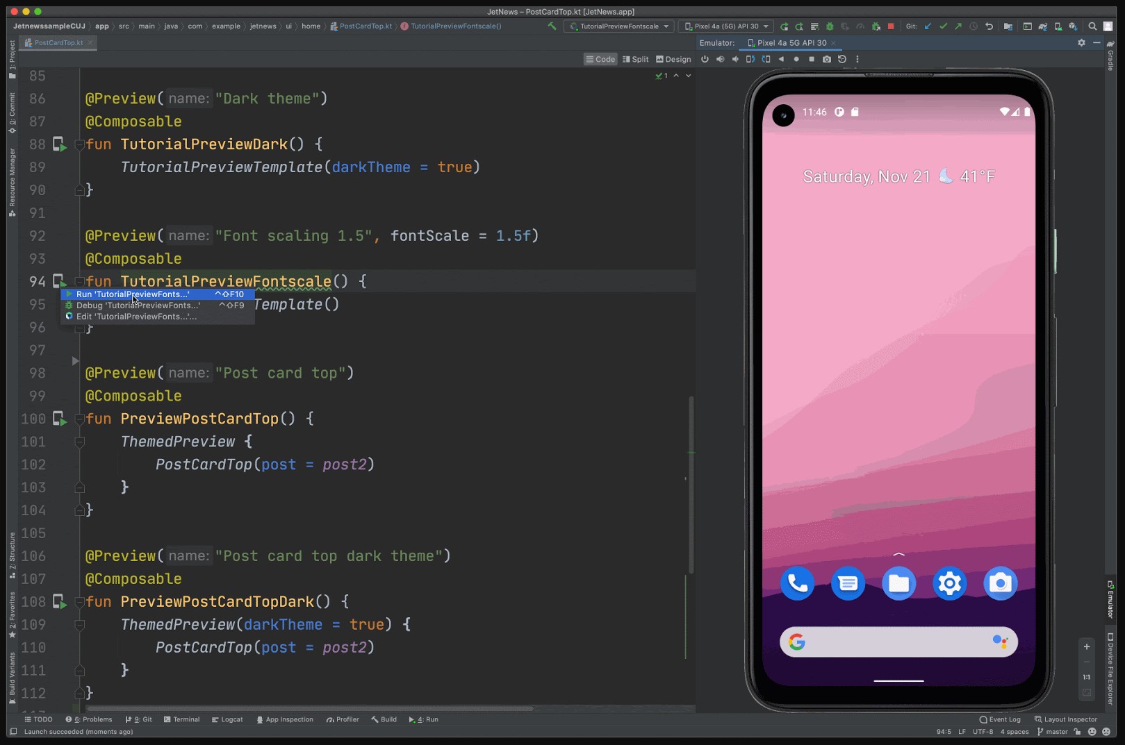 「Android Studio Arctic Fox (2020.3.1) Canary 1」