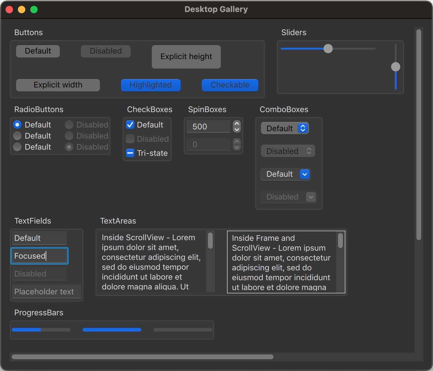 ダークモードのMacスタイル