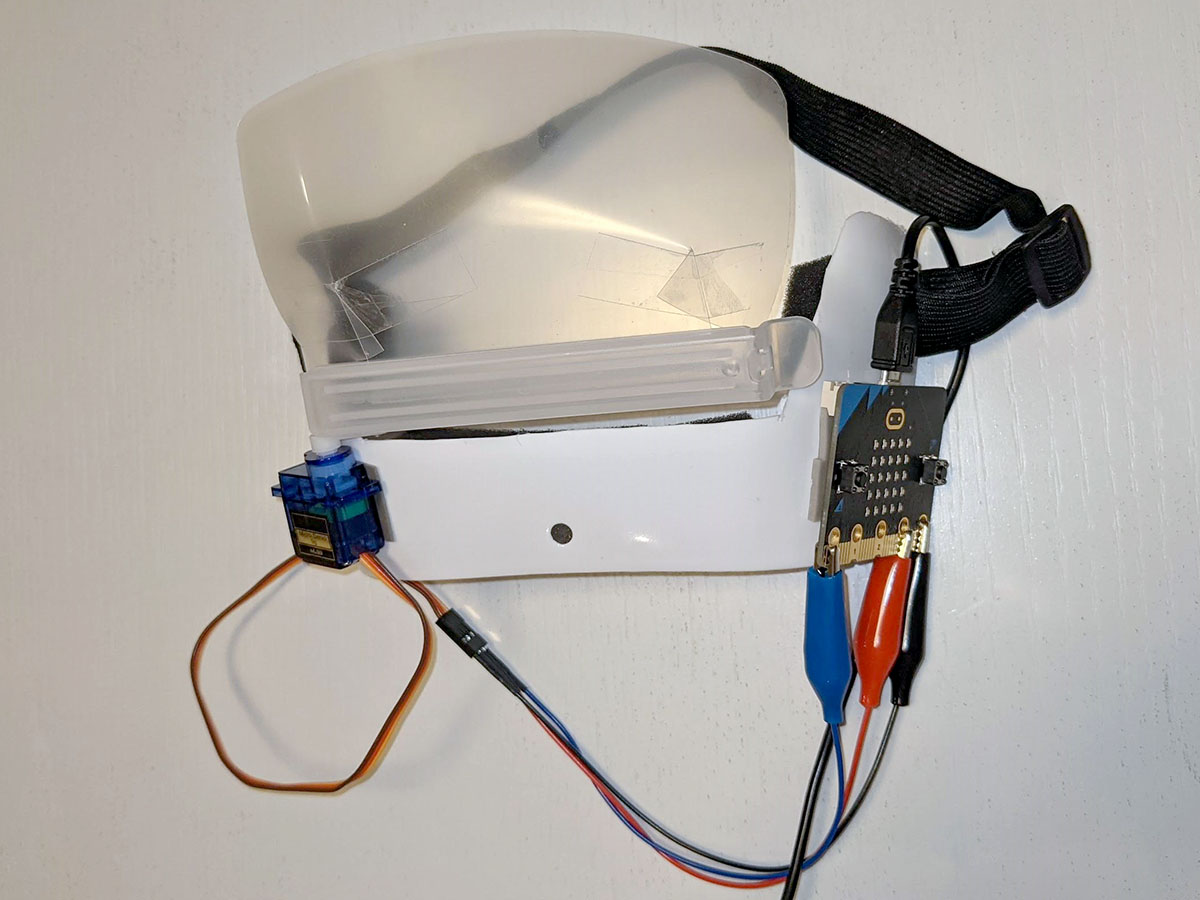 完成したマスク