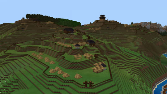 マインクラフト に難攻不落の山城を再現したワールド 馬城 が登場 窓の杜