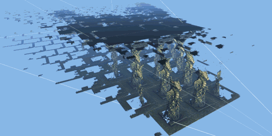 メッシュシェーダーのメリットを視覚的に表現したインタラクティブモード