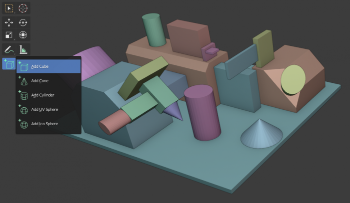 プリミティブを数クリックで追加できる新しいツール