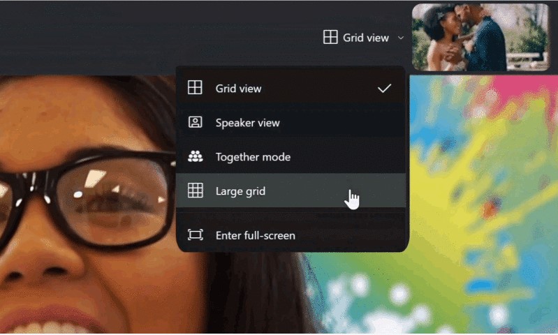「Skype」で用意されているビュー