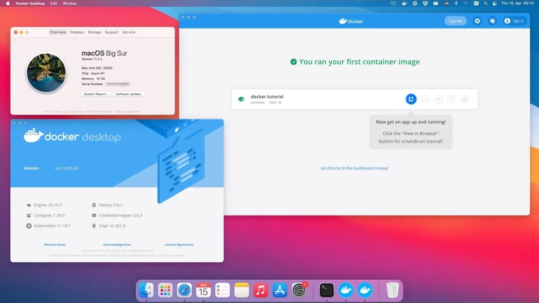 Apple Silicon（M1）に対応したMac向け「Docker Desktop」が一般公開