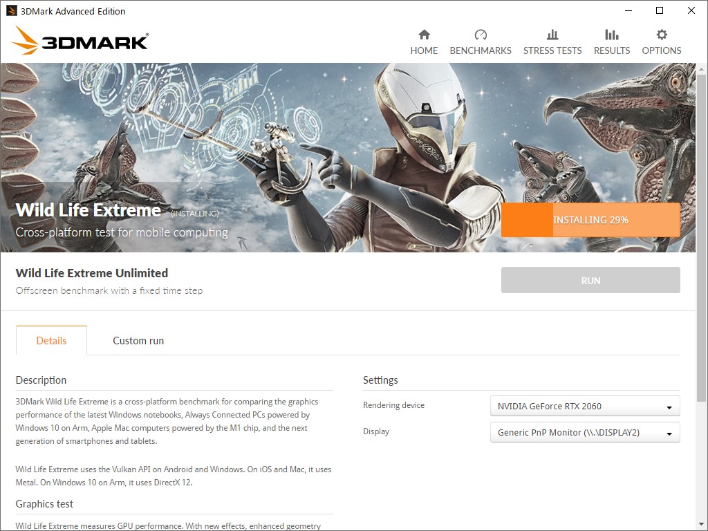 「3DMark」の新しいベンチマークテスト「Wild Life Extreme」