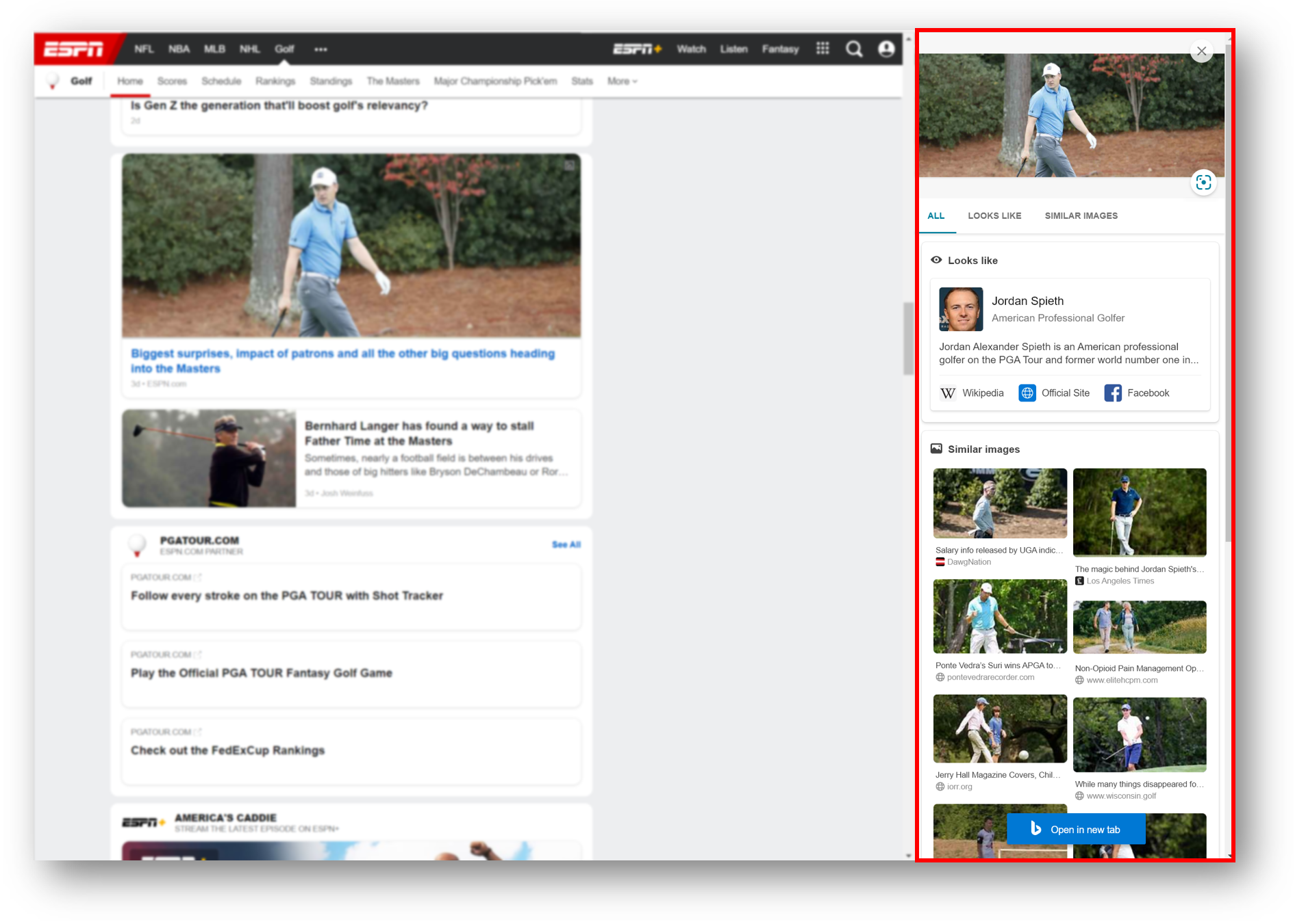 タブの切り替えが発生しない分、［Web で画像を検索する］コマンドより手軽