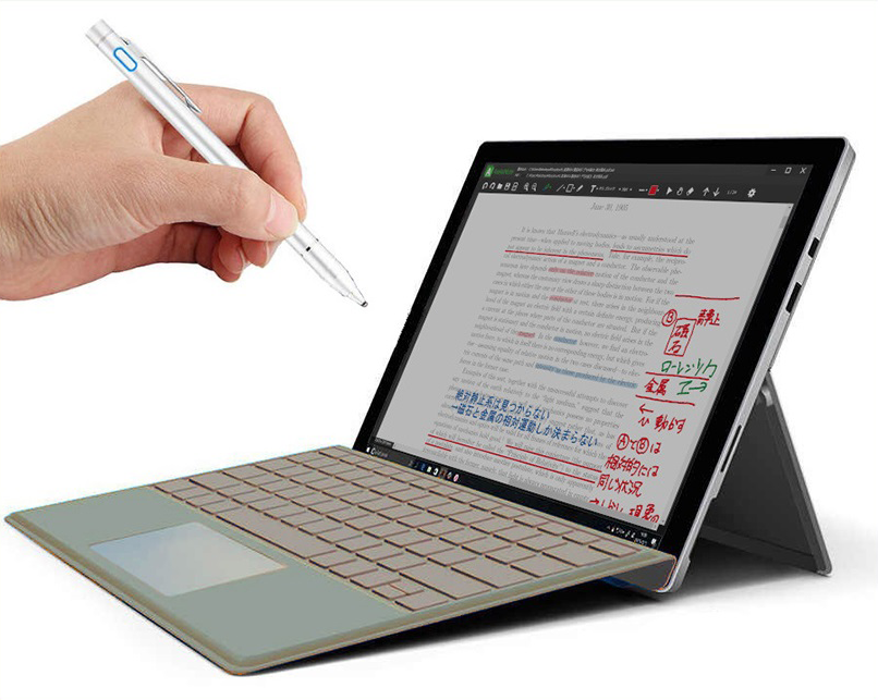 どんなPDFファイルにも「追記」できる「AxelaNote」。タッチ操作やペン操作に完全対応する