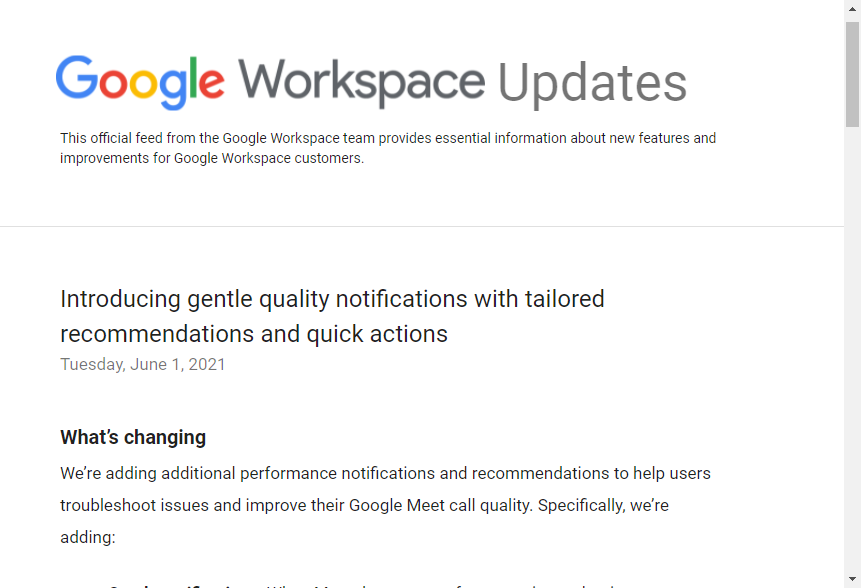 Google、「Google Meet」のトラブル解決に役立つ補助機能を追加