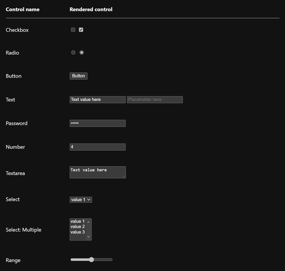 「Microsoft Edge 87」から利用できるダークモードのフォームコントロール