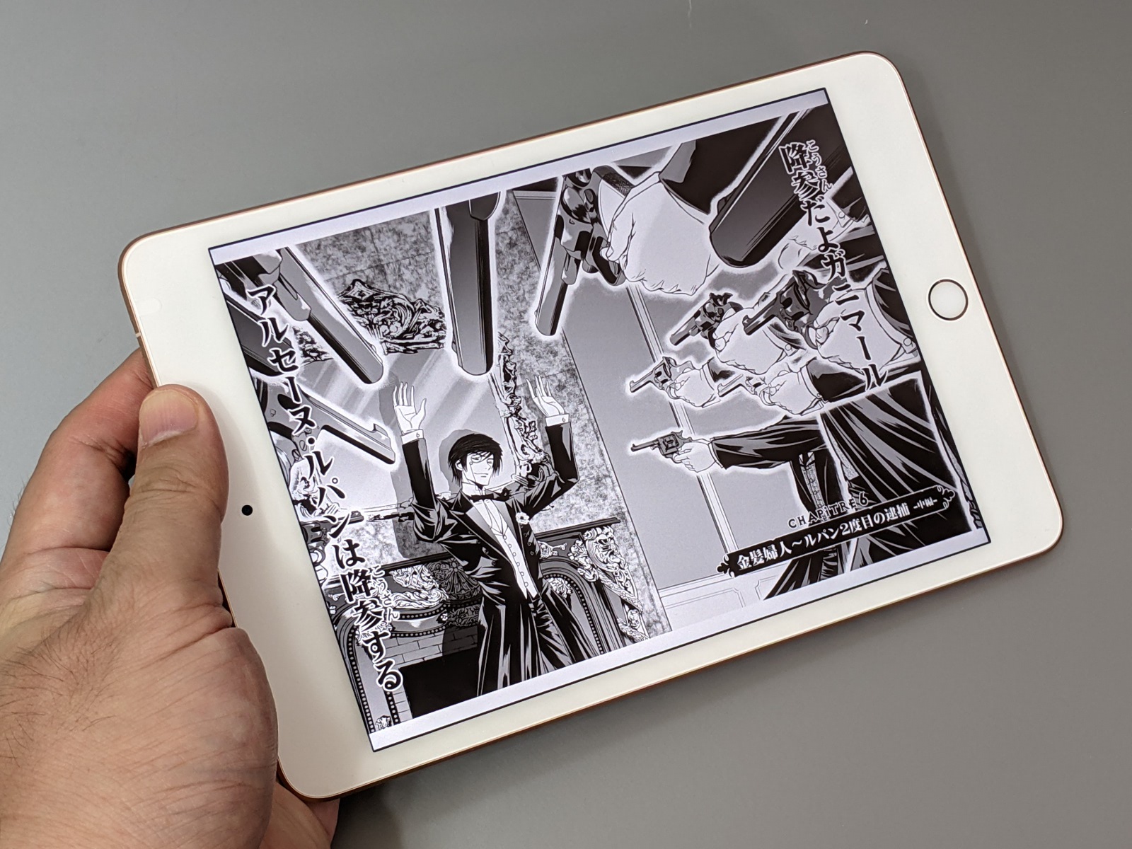 Apple「iPad mini」。前述の「iPad」の弟分に当たる、7.9型の小型モデル