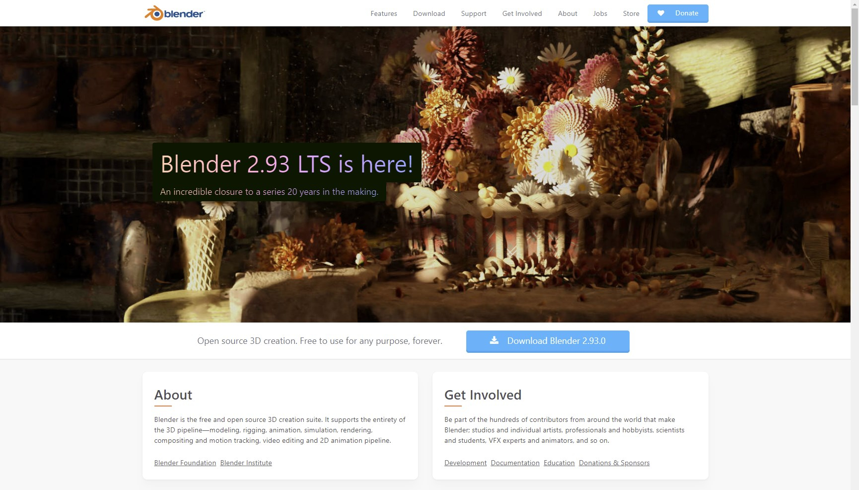 「Blender」はBlender財団が開発するオープンソースの3Dコンテンツ制作ツールで、<a href="https://www.blender.org/" class="n" target="_blank">「Blender」公式サイト</a>や窓の杜から無料でダウンロードできる。