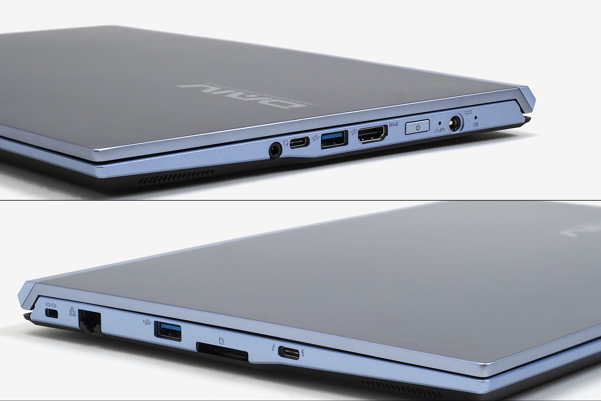 DAIV 4Nは右側面にHDMI、左側面にThunderbolt 4を搭載