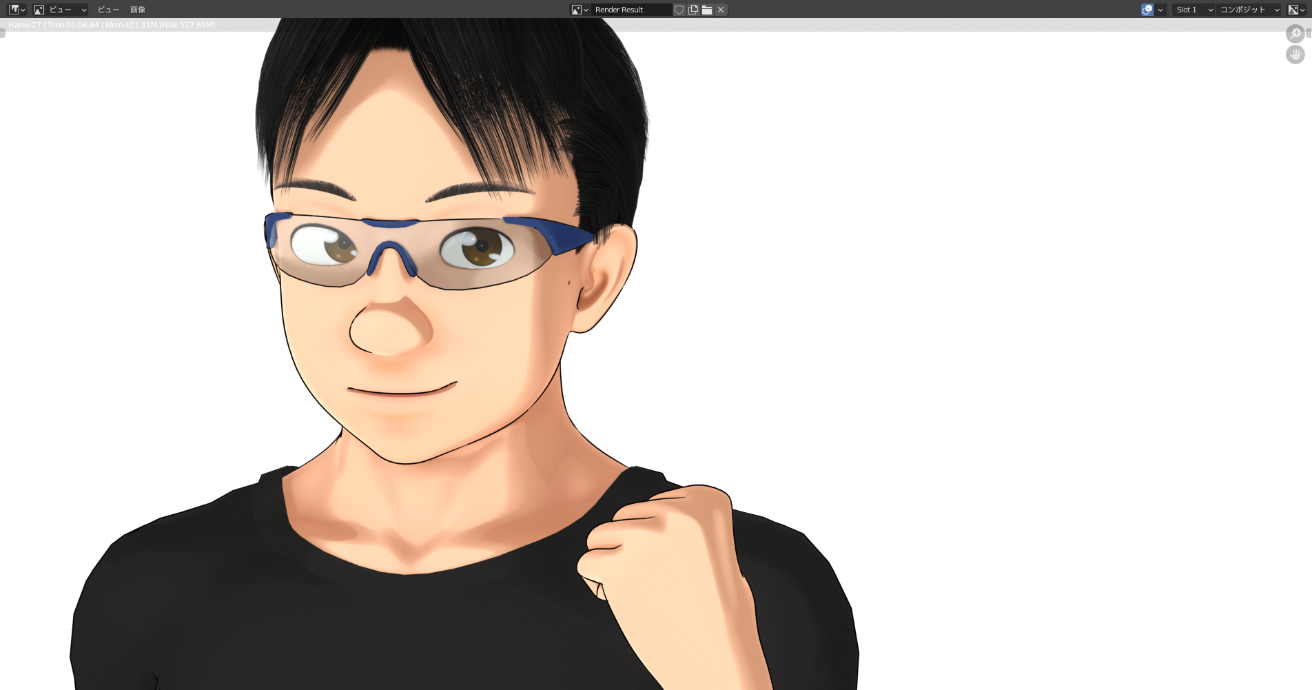 表題にも使った画像は「DAIV 4N」でレンダリングしたもの。私が日頃使っているメインのデスクトップPCとあまり変わらない速度でレンダリングできた。
