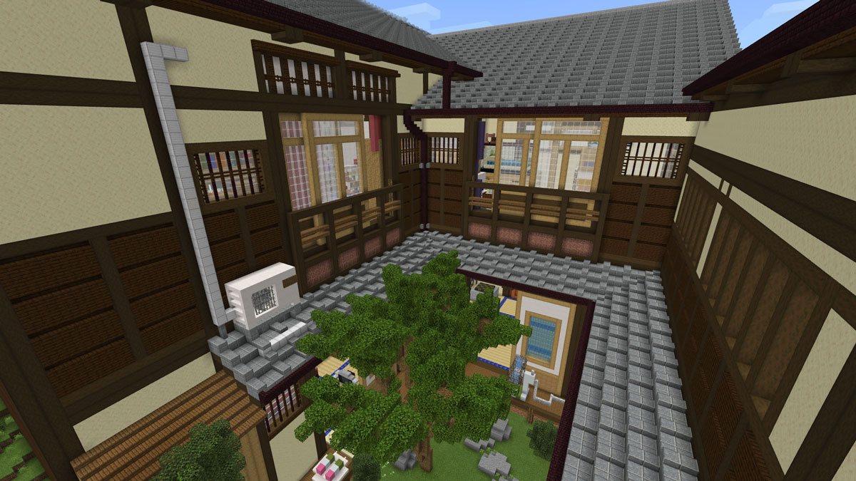 京都の市中に今も残る伝統的な家屋を再現