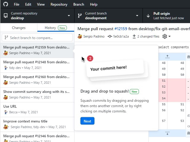 「GitHub Desktop」v2.9.0