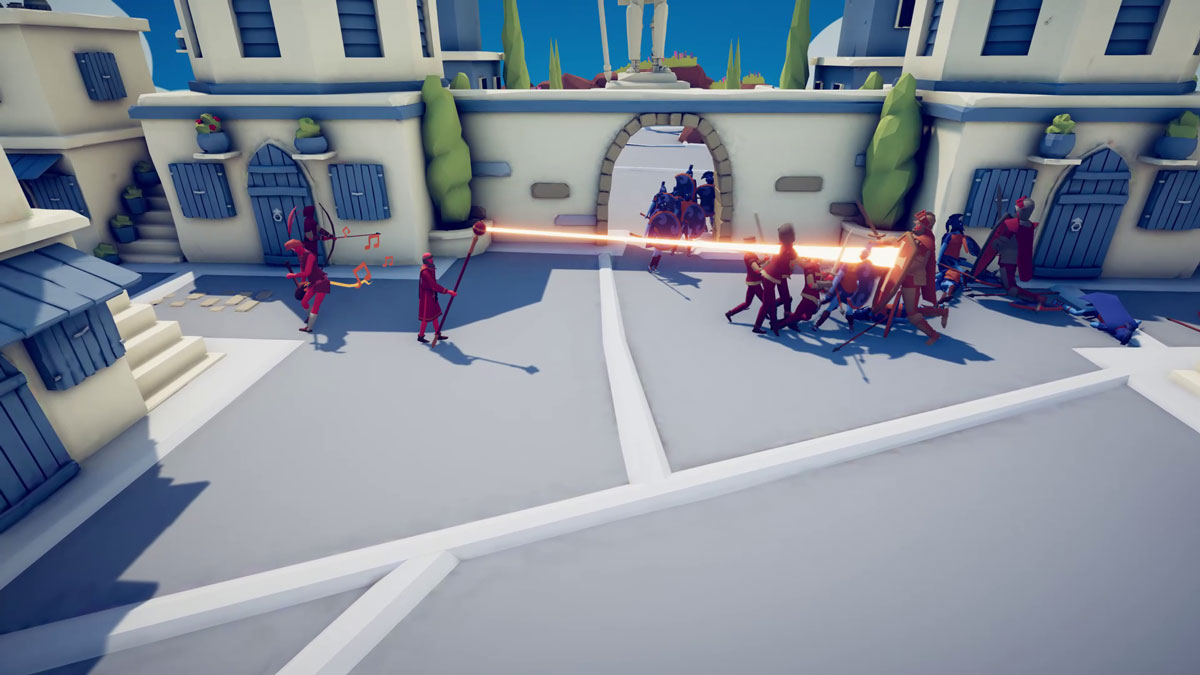 <span class="fnt-120">戦いは自動で進行。視点を自由に移動して戦いを眺められる</span>		戦いは自動で進行。視点を自由に移動して戦いを眺められる