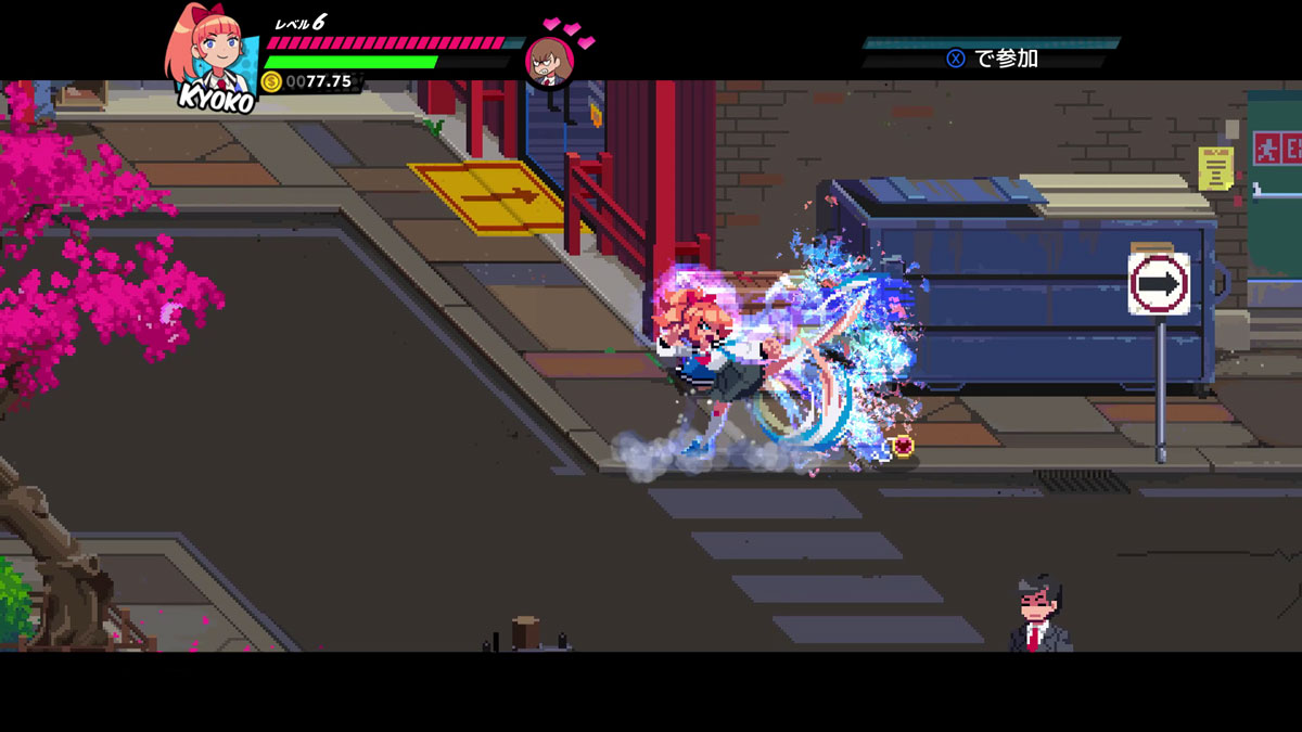 <span class="fnt-120">「キョウコ」はマッハキック。他にも多彩な技がある</span>