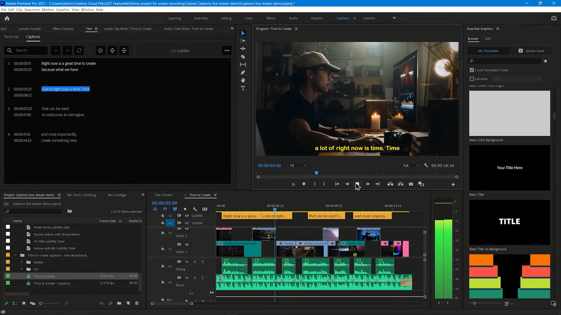 Adobe、「Premiere Pro」に「音声のテキスト化」を正式提供