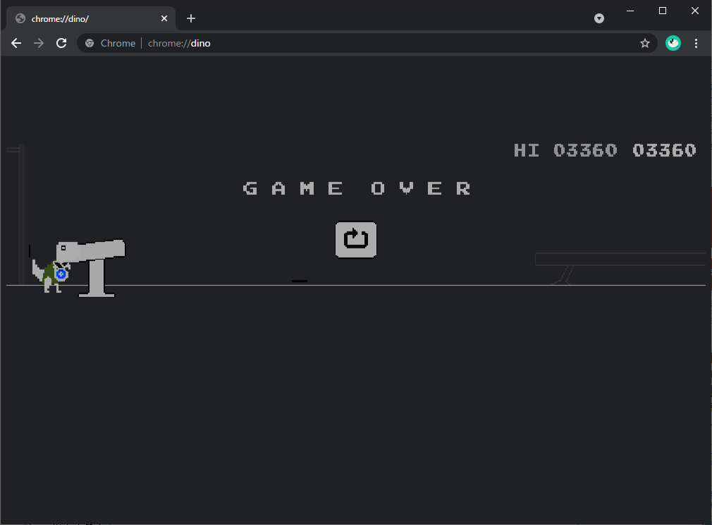 ゲームオーバーになるとメダルを首から下げてもらえます