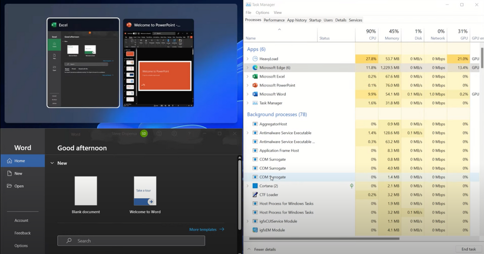 操作の応答性が改善された「Windows 11」