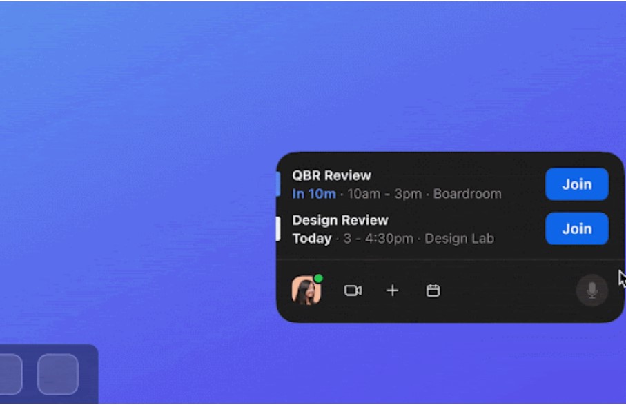リリースが計画されている「Zoom」ウィジェット