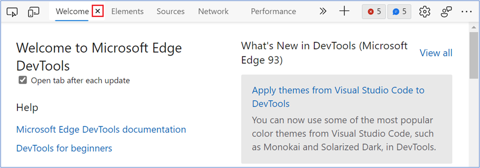 「Edge」ではそれぞれのタブに［×］ボタンが設けられており、簡単にタブバーからツールを取り除けるようになっている。これは「Chrome」でも利用可能