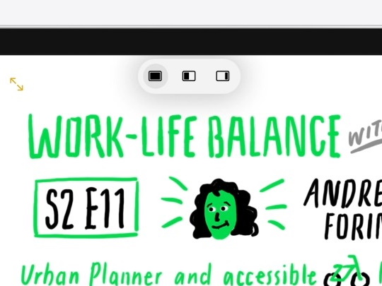 アプリの上部に新設されたマルチタスキングメニューをタップ