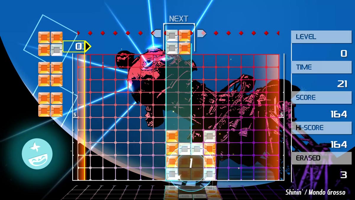 同色のブロックで四角を作る