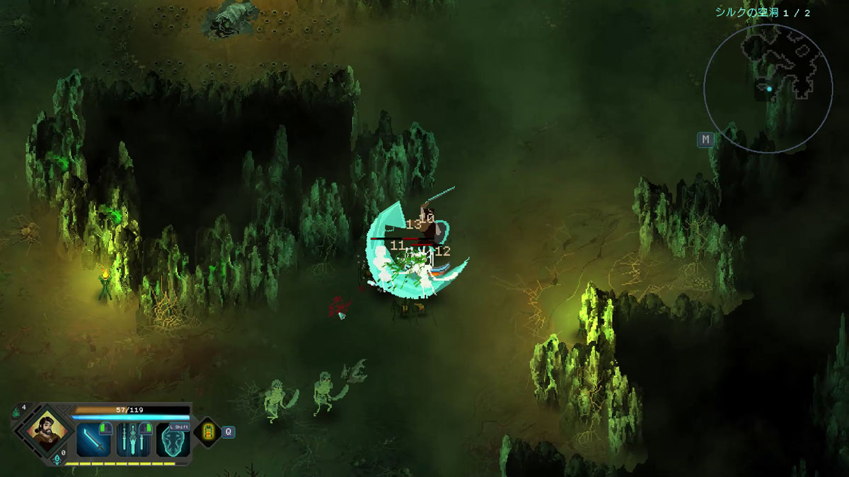 剣で戦う青年ジョン