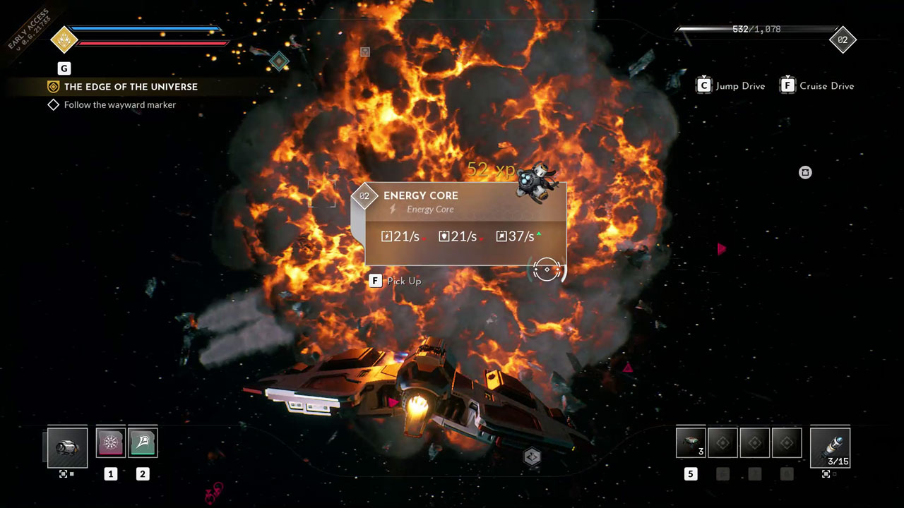 敵を倒すと装備品が拾えることがある