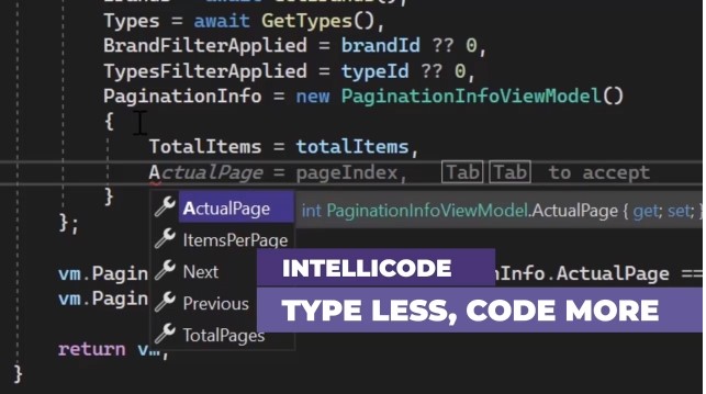 AI技術ベースのコーディング支援機能「IntelliCode」の拡張